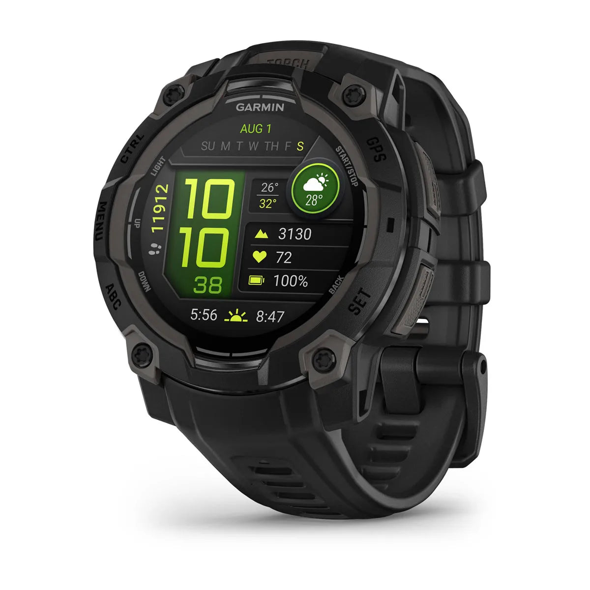 Garmin Instinct 3 – 45 mm AMOLED Black with Black Band