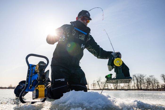 Clam Ice Fishing Clam Auger Drill K Drill Clam Plate Adapter Clam