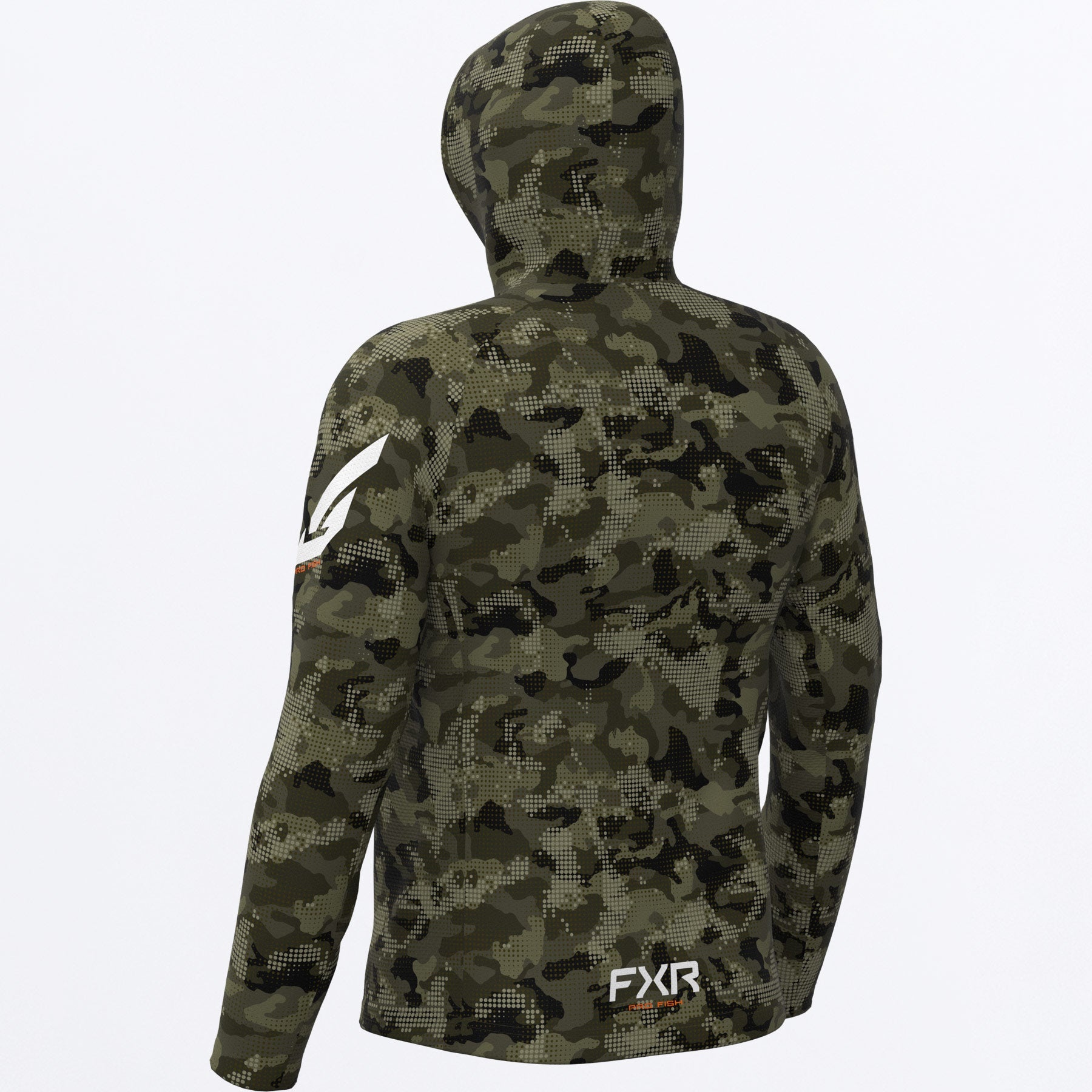 FXR Men's Derby Drift Camo Air UPF Pullover Hoodie - Tackle Depot