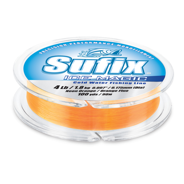 Sufix Ice Magic Monofilament Neon Orange