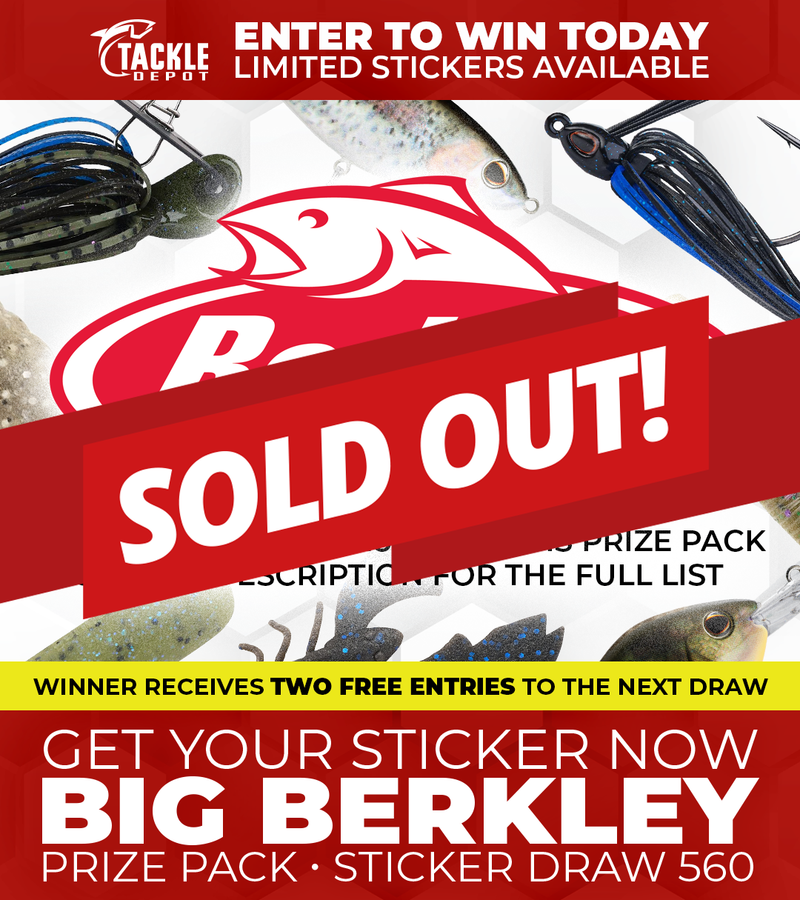 Tackle Depot Sticker Draw 560
