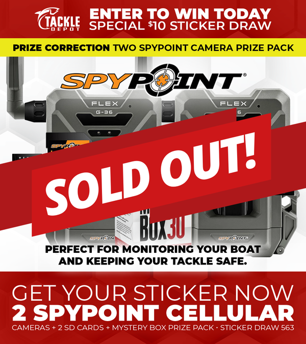 Tackle Depot Sticker Draw 563
