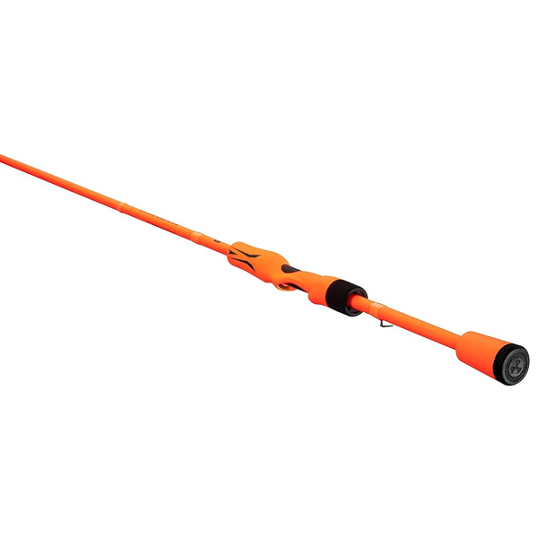 13 Fishing Fate Radioactive Orange Spinning Rod