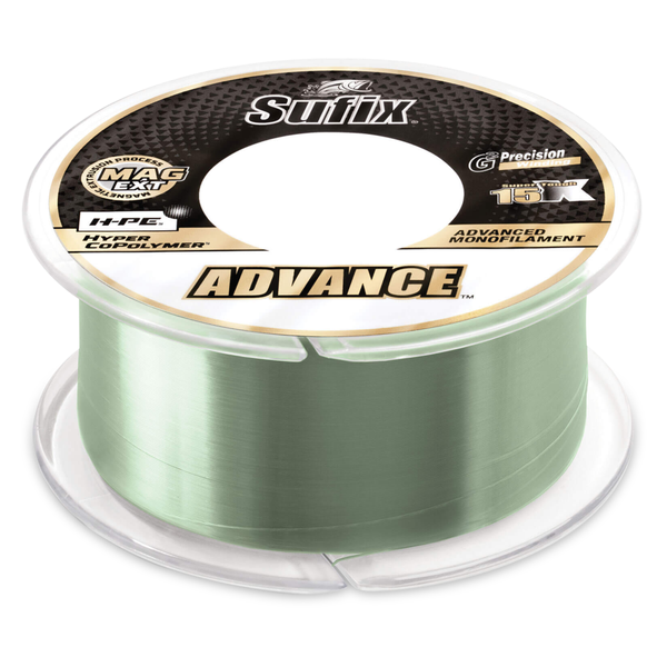 Sufix Advance Mono Lo-Vis Vert 14 lb 1200 Yd.