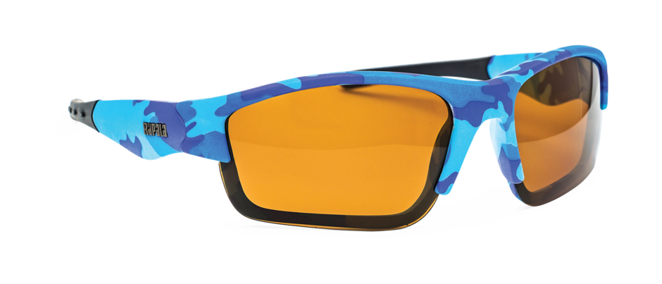 Lunettes de pêche polarisées Rapala pour garçon, motif camouflage bleu 