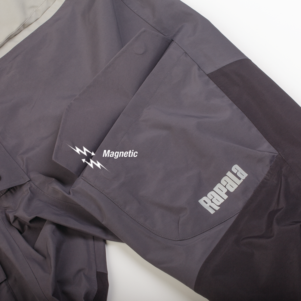 Salopette de pluie Rapala Pro Rain Gris Noir 