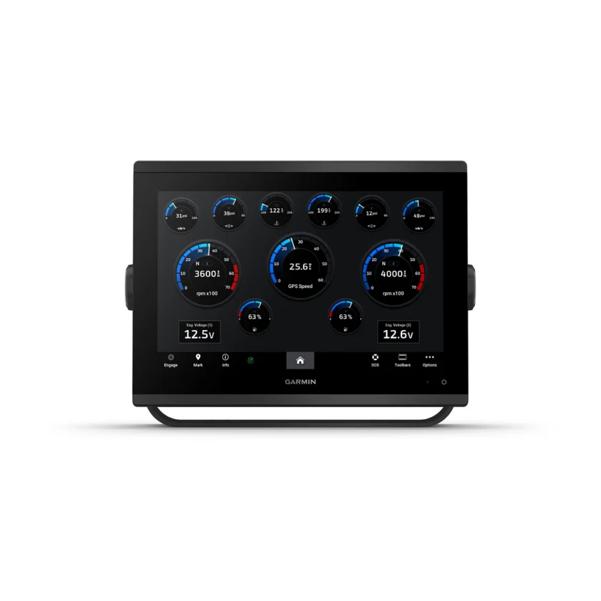 Garmin 12" GPSMAP 1243xsv SideVü, ClearVü and Traditional CHIRP Sonar with Mapping