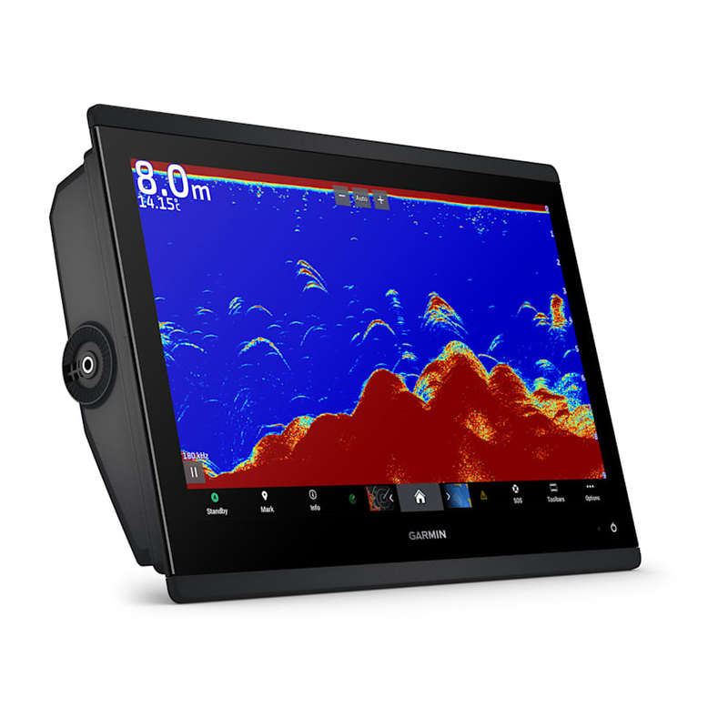 Garmin GPSMAP 1623xsv 16" SideVü, ClearVü et sondeur CHIRP traditionnel avec carte de base mondiale