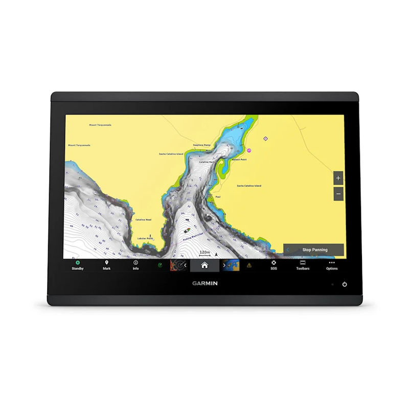 Garmin GPSMAP 1623xsv 16" SideVü, ClearVü et sondeur CHIRP traditionnel avec carte de base mondiale