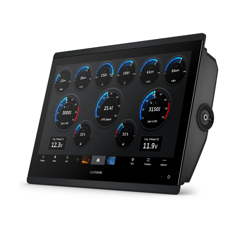 Garmin GPSMAP 1643 16" sans sondeur avec cartographie