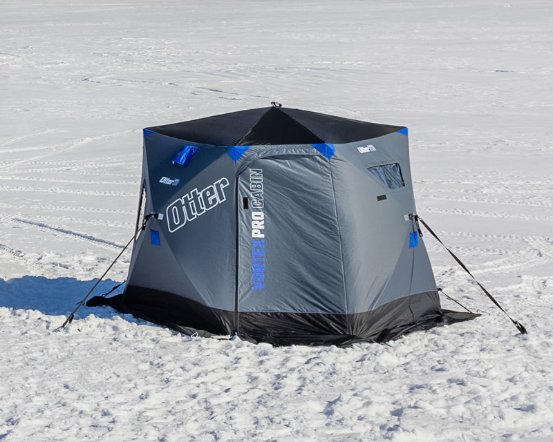 3 pocket cargo net otter fish house Otter Vortex Pro Cabin Thermal Hub