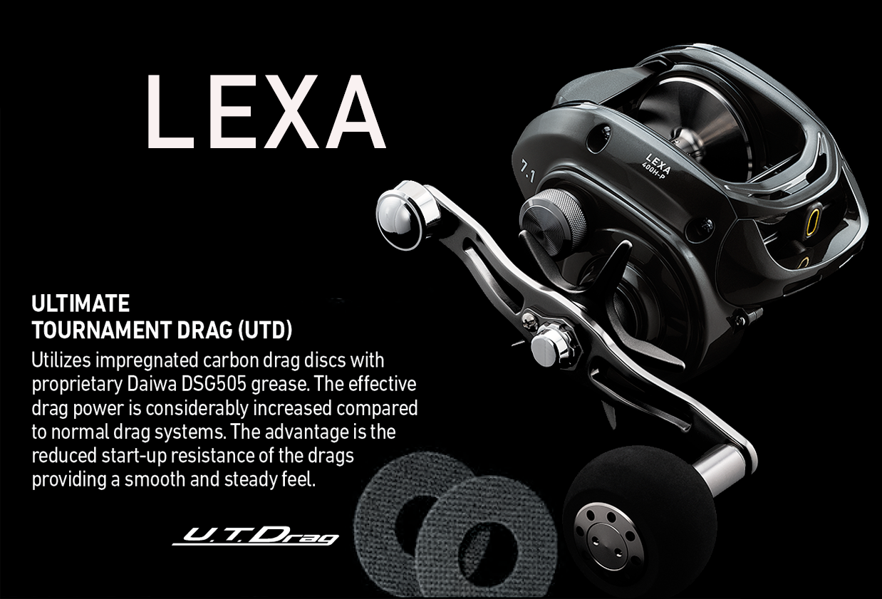 Moulinet à lancer Daiwa Lexa 300 à 500H-P