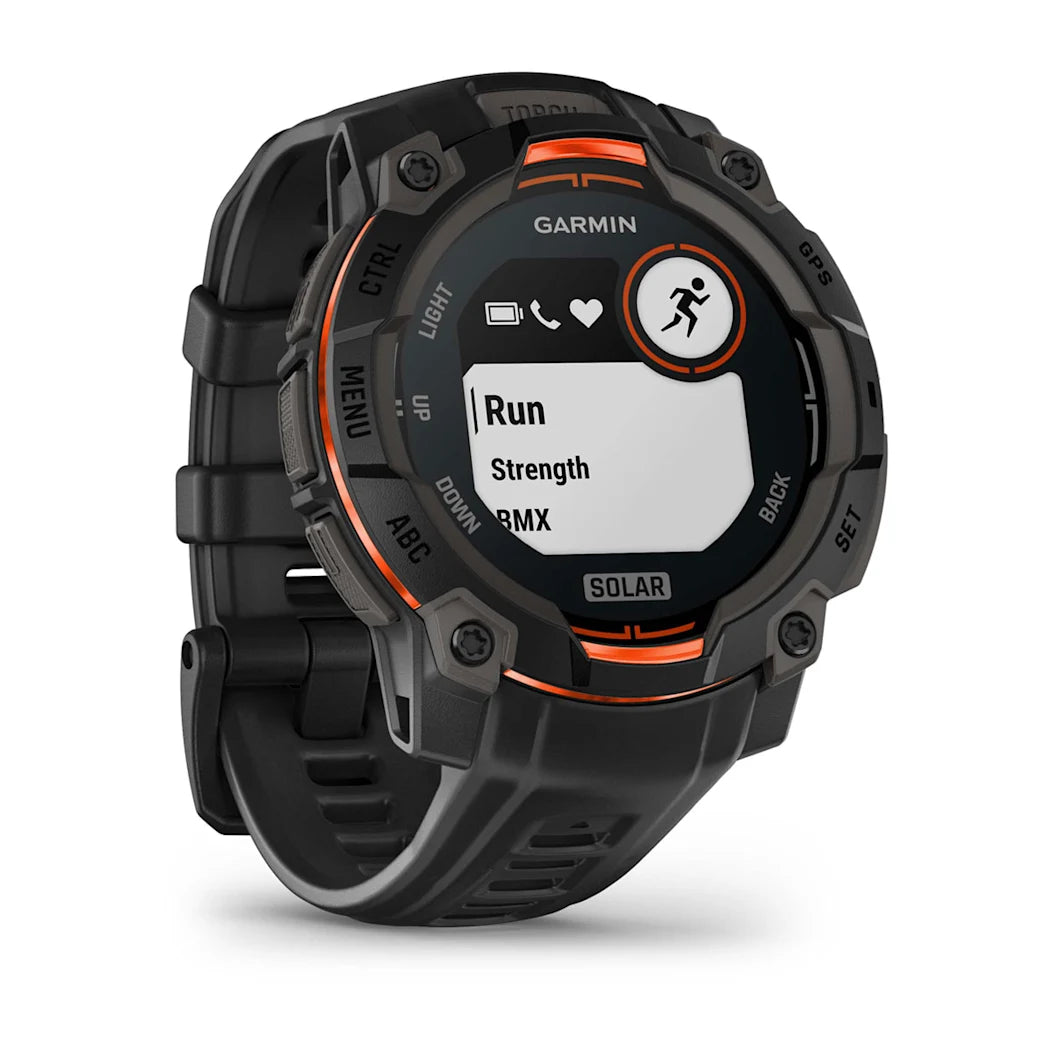 Garmin Instinct 3 – 45 mm Solar Black with Black Band