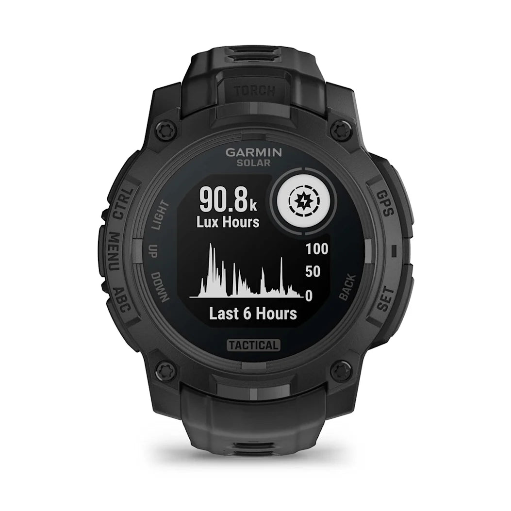 Garmin Instinct 3 – 45 mm Solar Tactical Edition Black with Black Band
