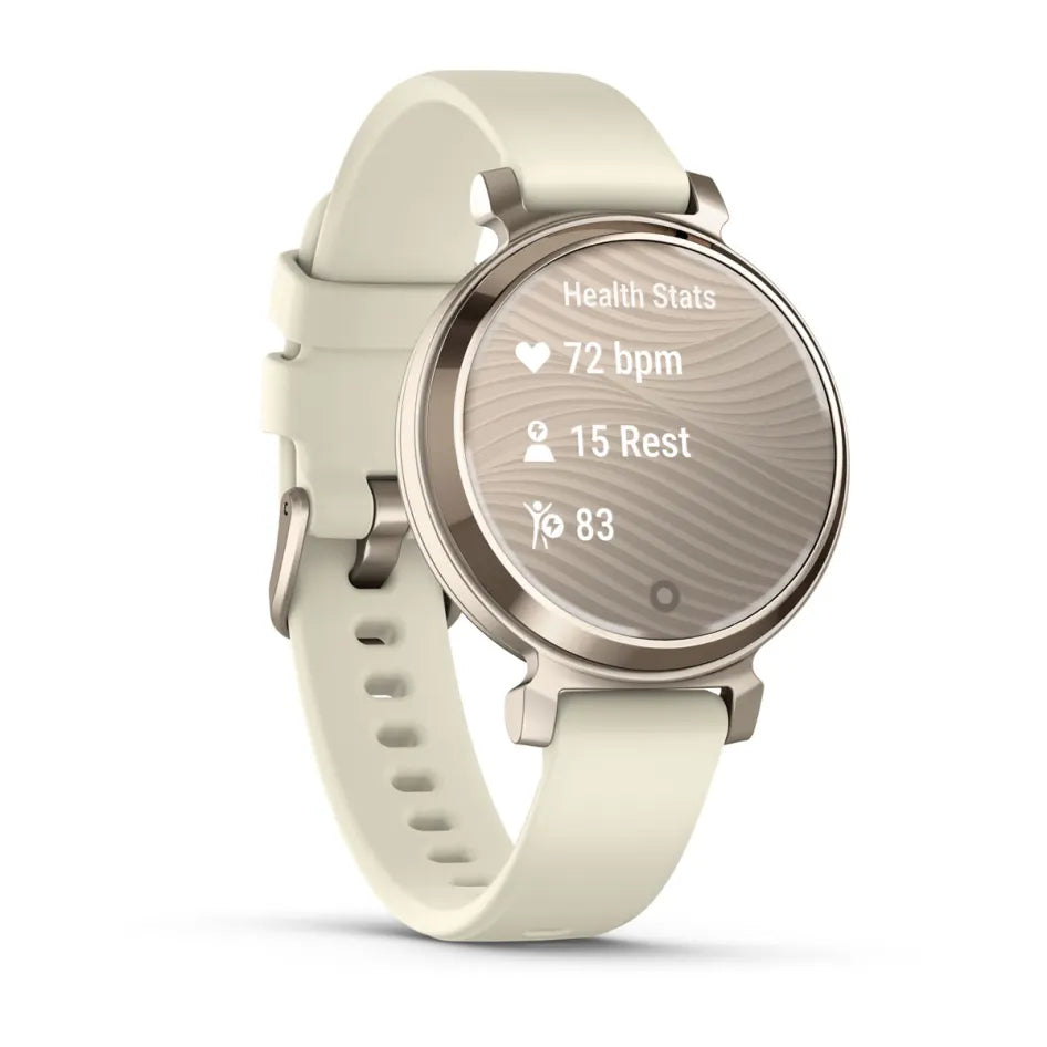 Garmin Lily 2 Cream Gold with Coconut Silicone Band Smartwatch