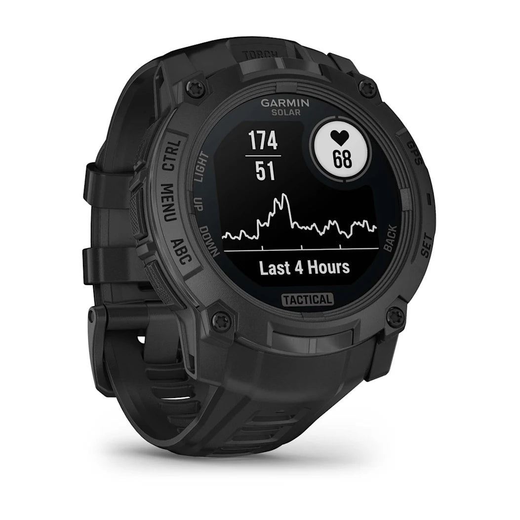 Garmin Instinct 3 – 50 mm Solar Tactical Edition Black with Black Band