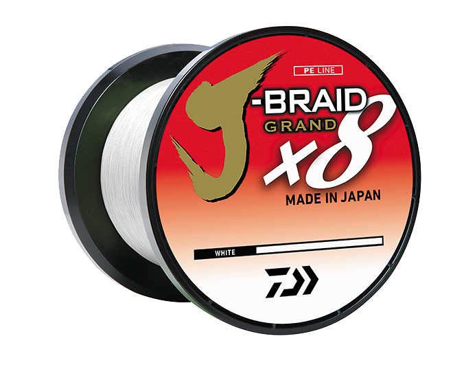 Daiwa J-Braid X8 Grand Braided Line White
