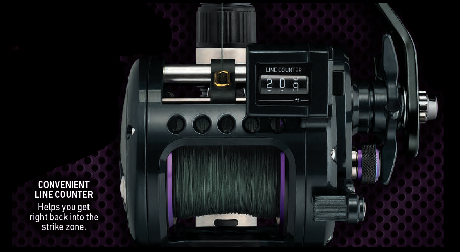 Moulinet compteur de ligne Daiwa Prorex LWLC