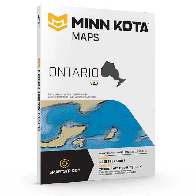 Minn Kota Maps Ontario v2 packaging