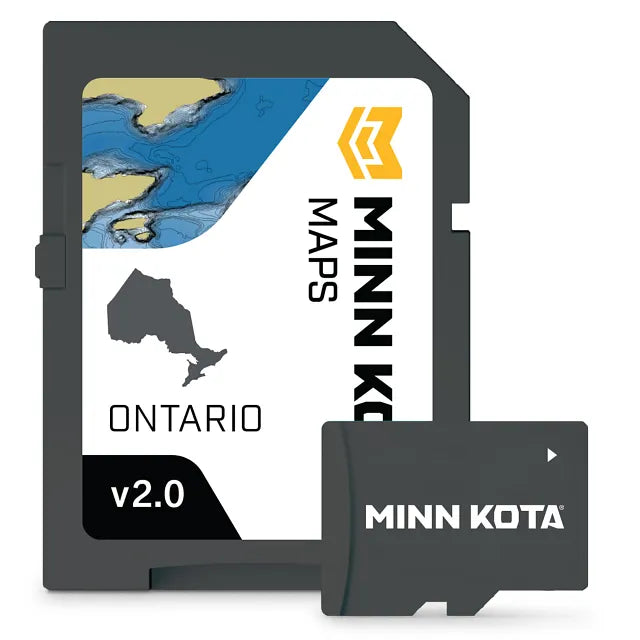 Minn Kota Maps Ontario v2 map card