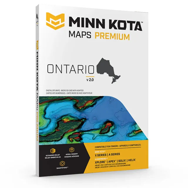 Minn Kota Maps Premium Ontario v2 packaging
