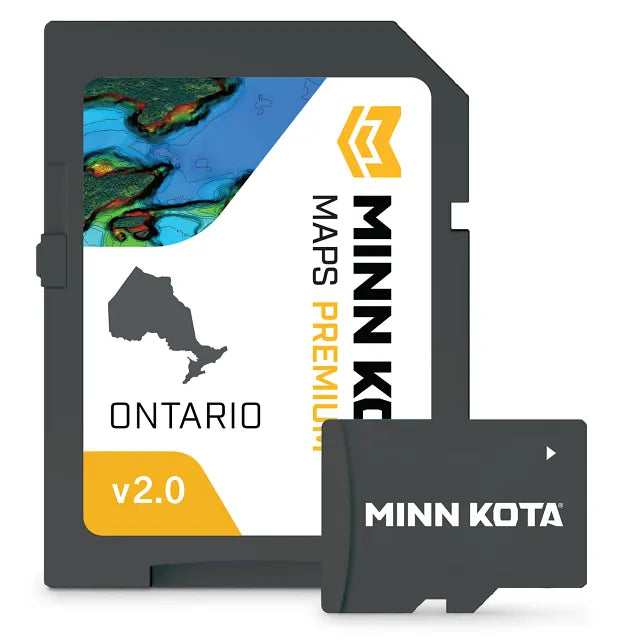 Minn Kota Maps Premium Ontario v2 map card