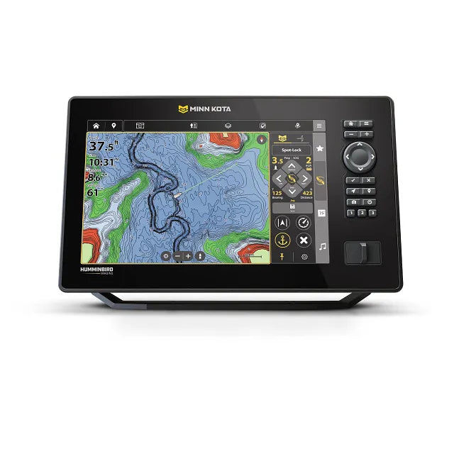 Minn Kota X10 fish finder front view