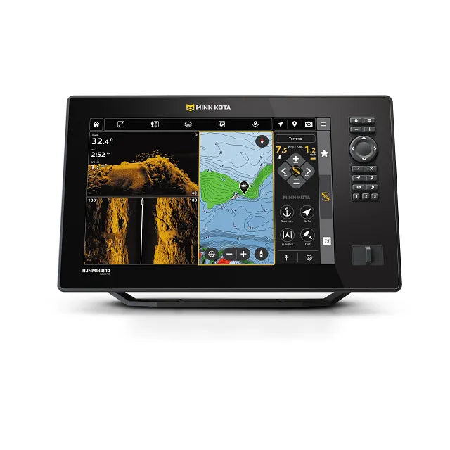 Minn Kota X12 fish finder front view
