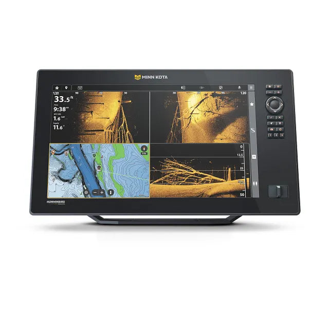 Minn Kota X16 fish finder front view