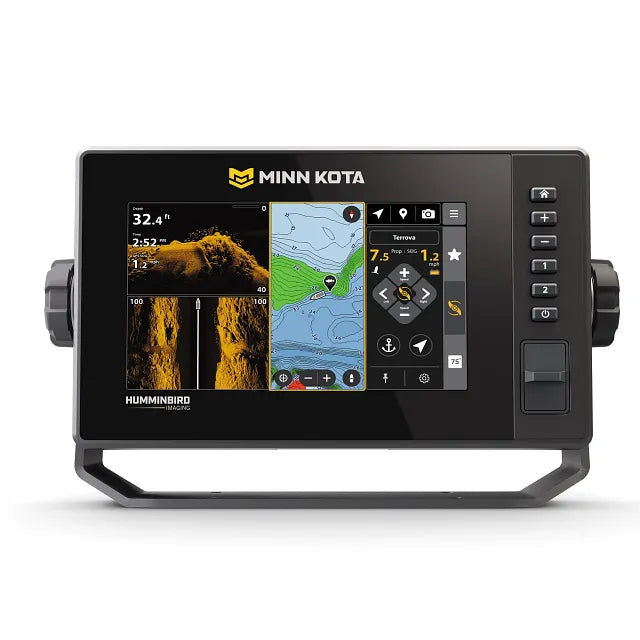 Minn Kota X7 fish finder front view
