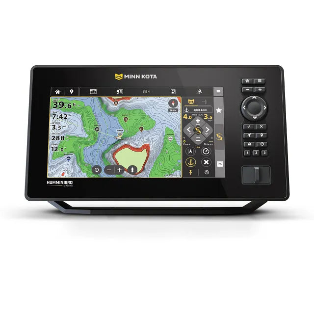 Minn Kota X9 fish finder front view