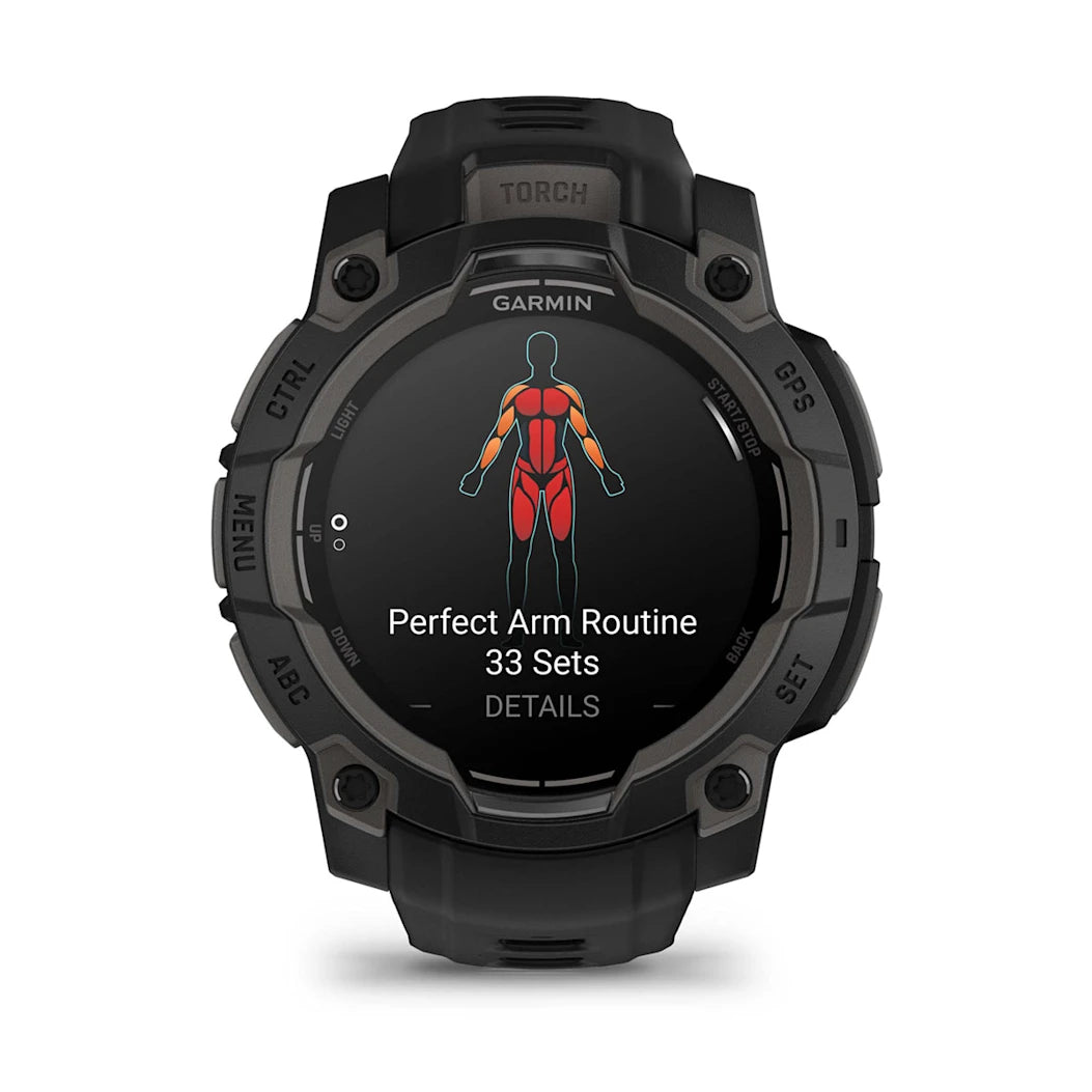 Garmin Instinct 3 – 45 mm AMOLED Black with Black Band