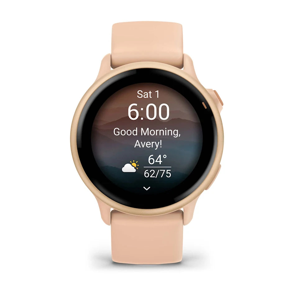Garmin vivoactive 6 Metallic Pink Dawn with Pink Dawn Band Smartwatch