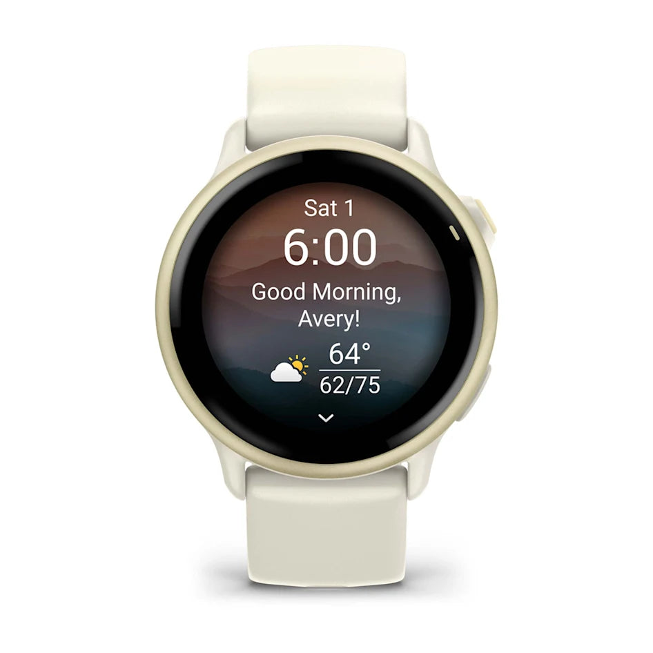 Garmin vivoactive 6 Lunar Gold with Bone Band Smartwatch