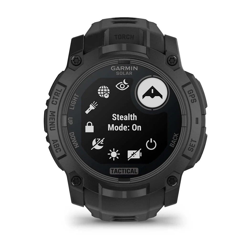 Garmin Instinct 3 – 50 mm Solar Tactical Edition Black with Black Band