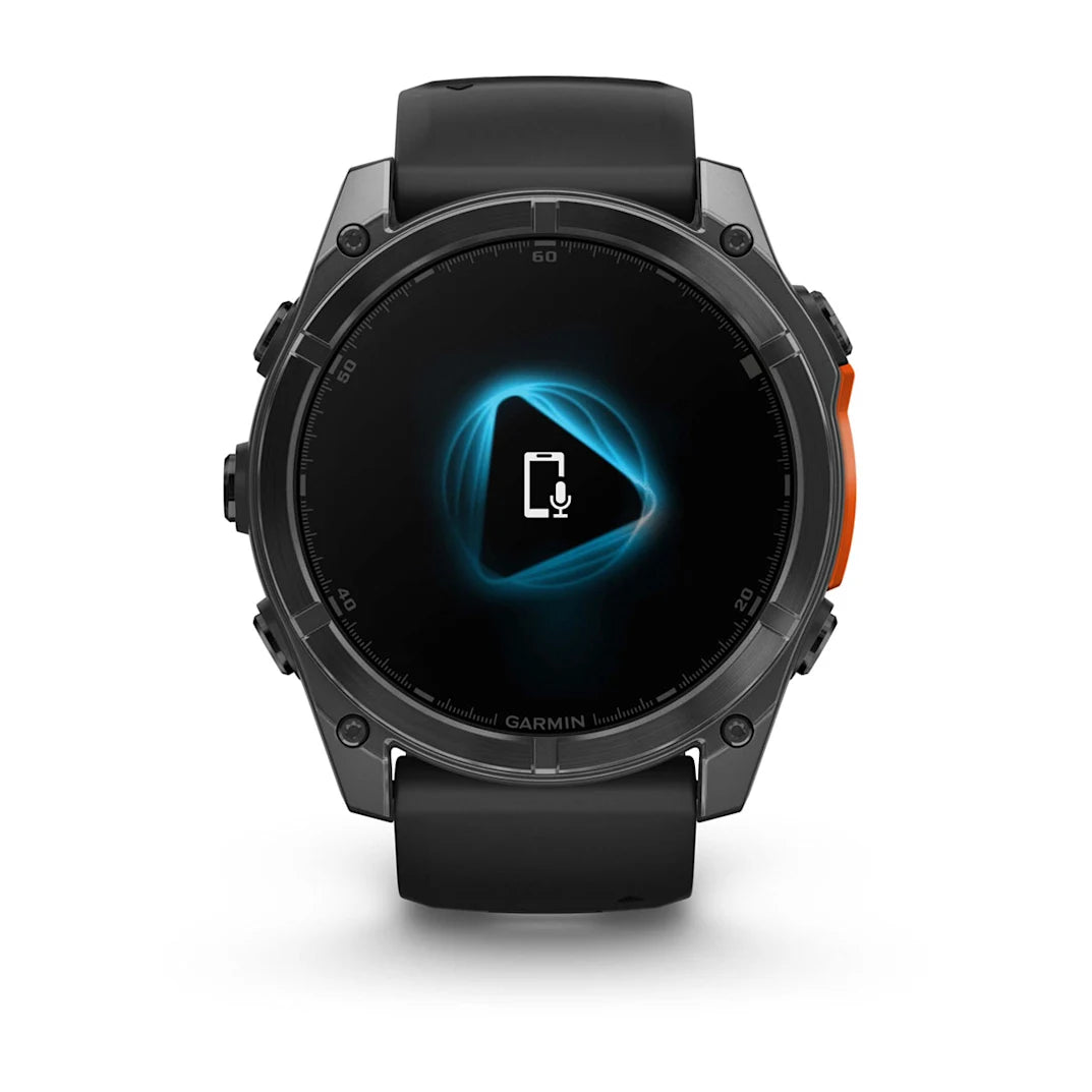 Garmin fēnix 8 – 51 mm AMOLED Slate Gray with Black Silicone Band