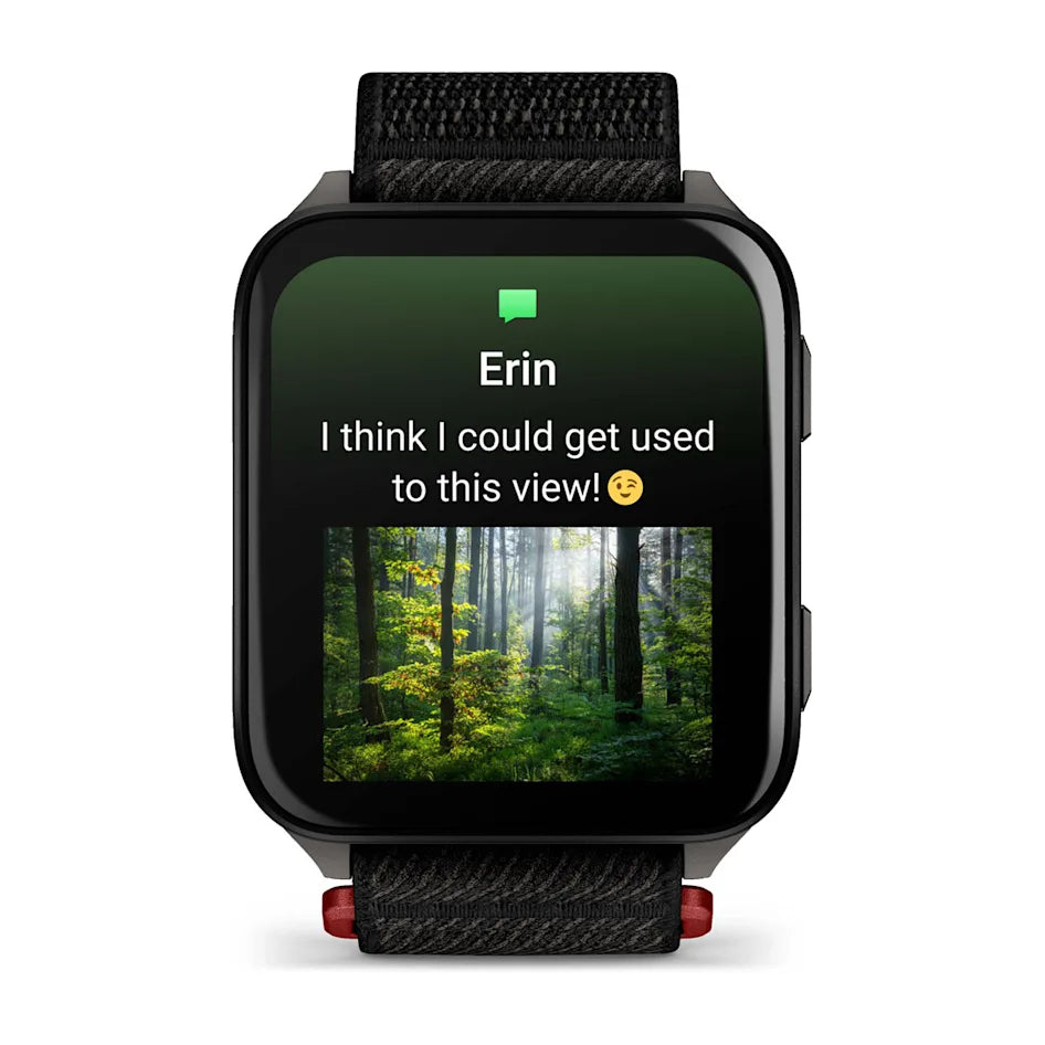 Garmin Venu X1 Black with Slate Titanium Caseback and Black ComfortFit Nylon Band Smartwatch