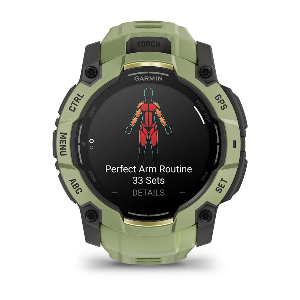 Garmin Instinct 3 – 50 mm AMOLED Fern Green with Fern Green Band