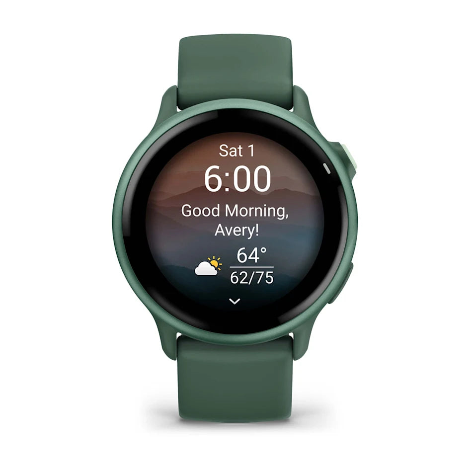 Garmin vivoactive 6 Metallic Jasper Green with Jasper Green Band Smartwatch