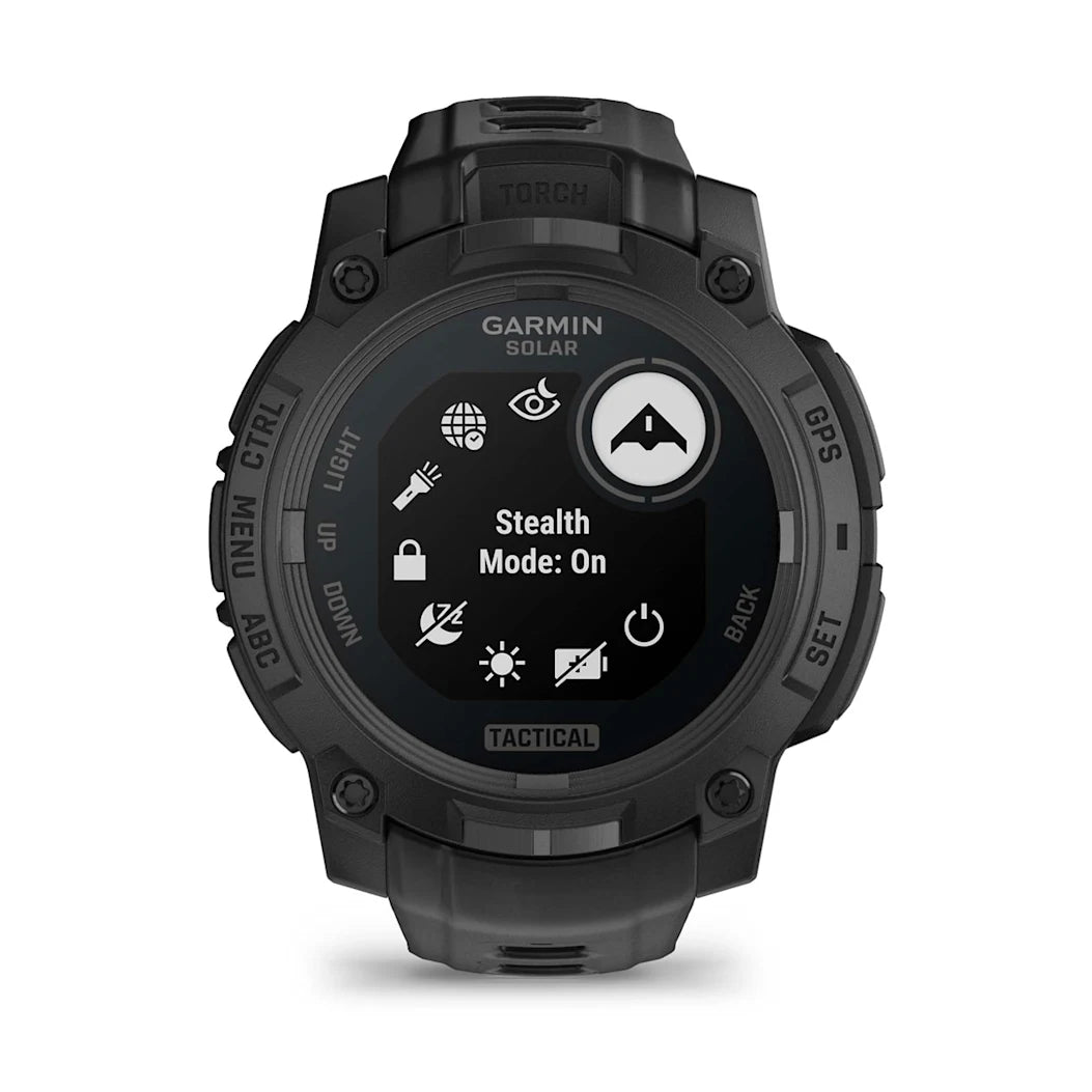 Garmin Instinct 3 – 45 mm Solar Tactical Edition Black with Black Band