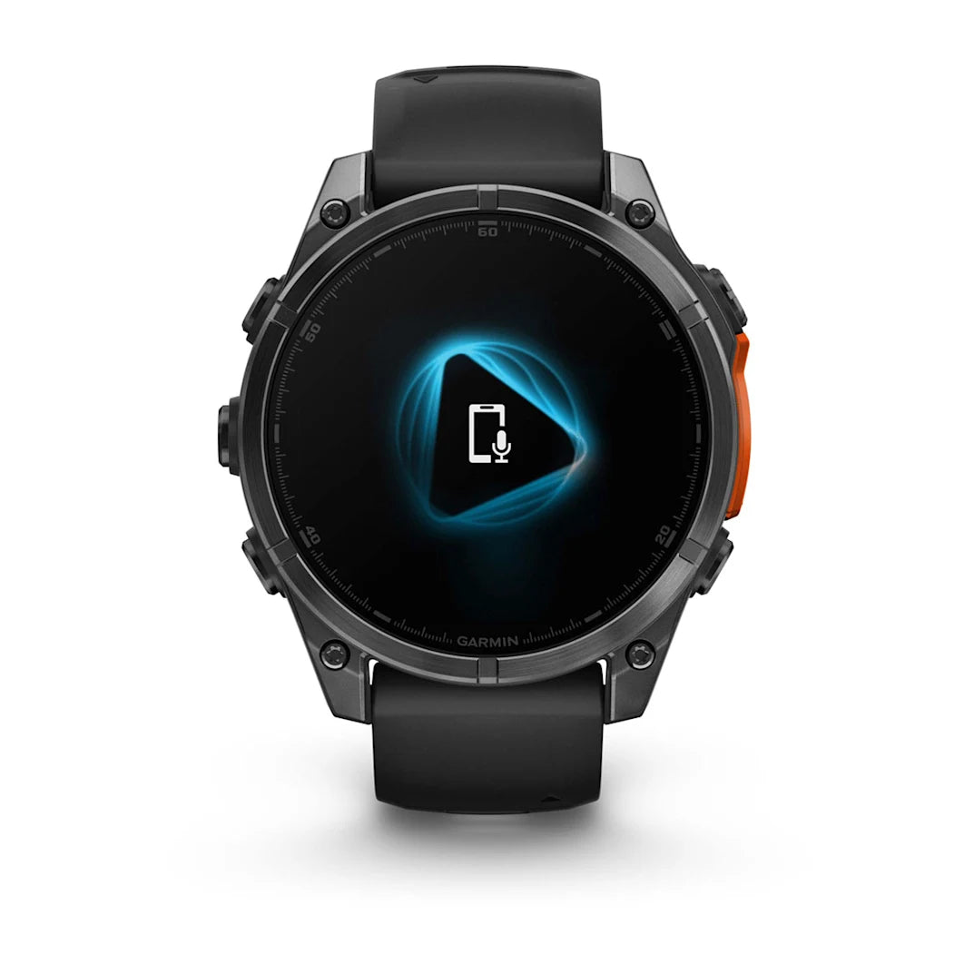 Garmin fēnix 8 – 47 mm AMOLED Slate Gray with Black Silicone Band