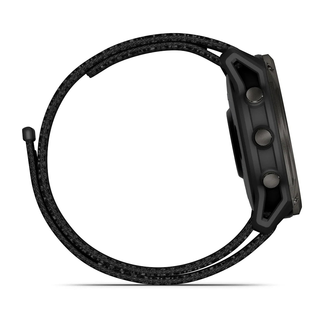 Garmin Enduro 3 Carbon Gray DLC Titanium with Black Ultrafit Nylon Strap
