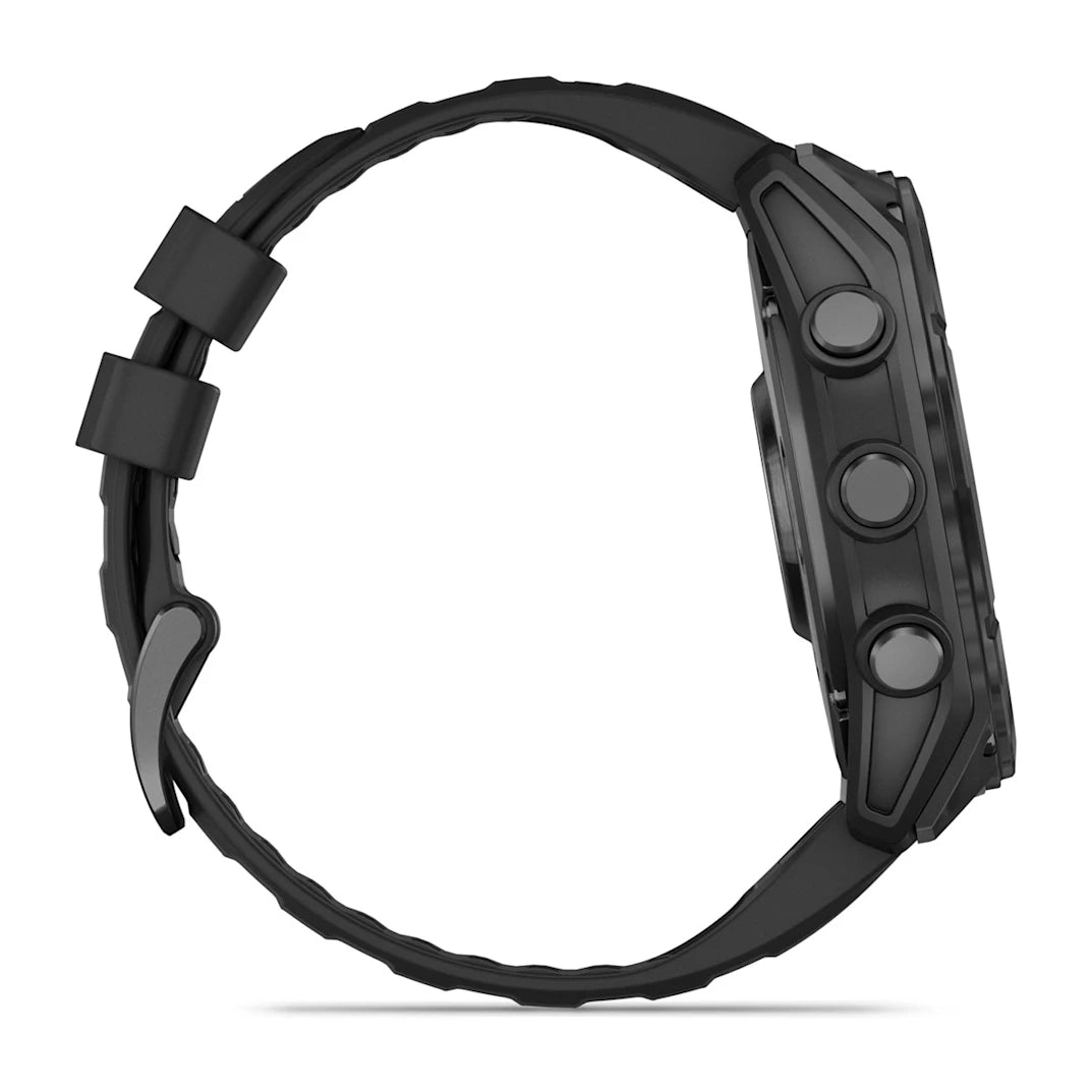 Garmin fēnix 8 – 51 mm AMOLED Slate Gray with Black Silicone Band