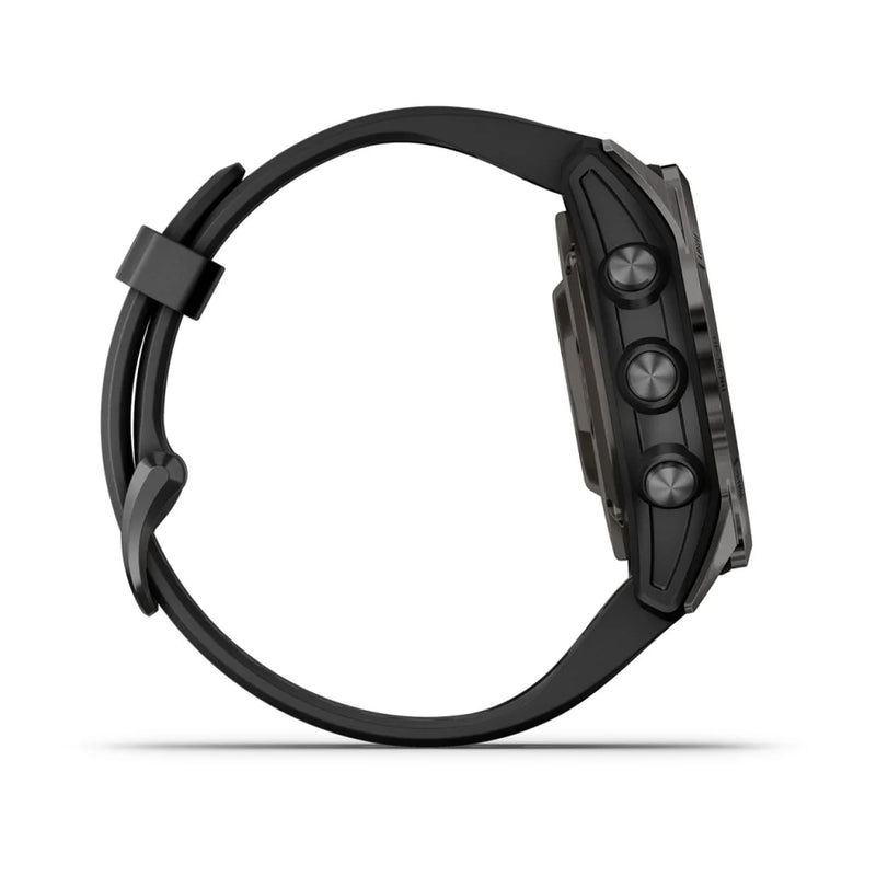 Garmin epix™ Pro (Gen 2) – Sapphire Edition Carbon Gray DLC Titanium with Black Band 42 mm