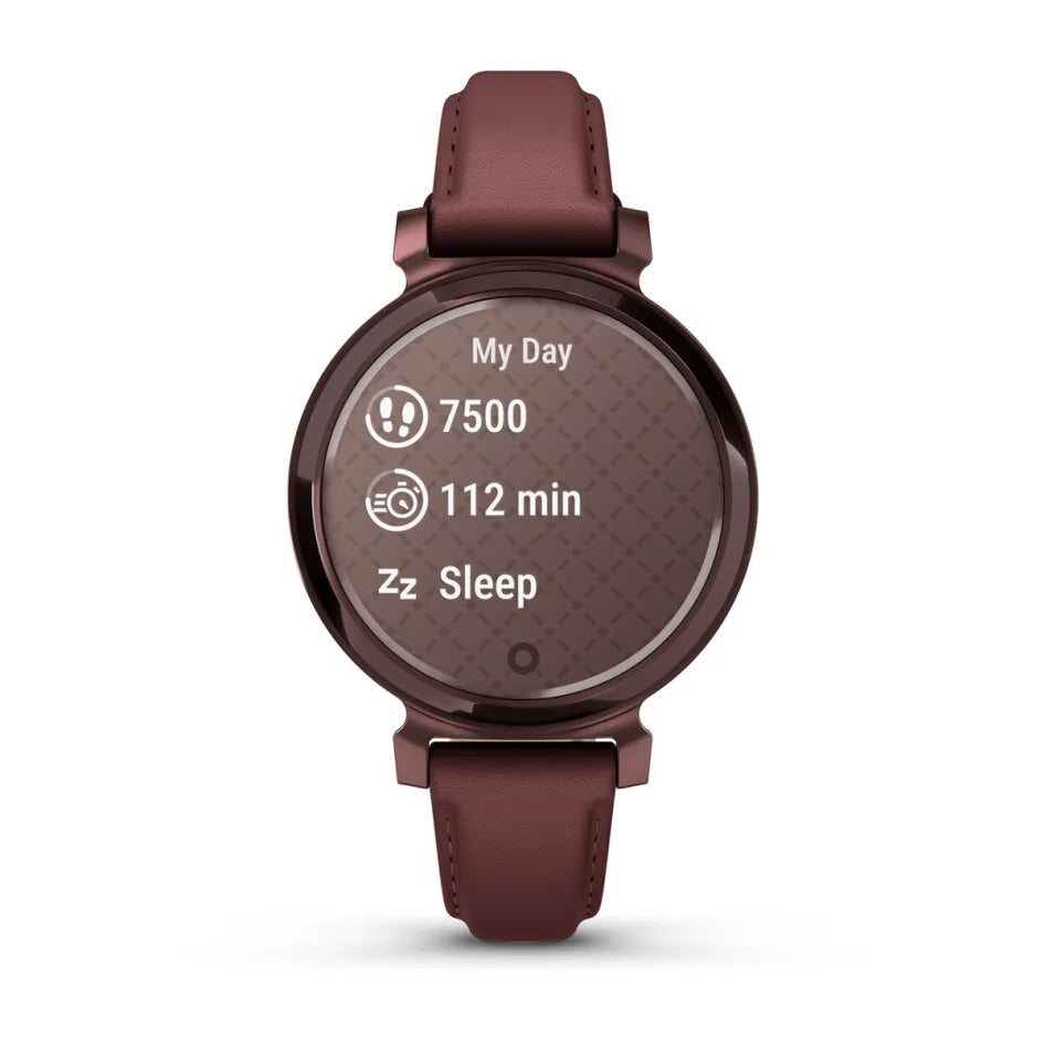 Garmin Lily 2 Classic Dark Bronze with Mulberry Leather Band Smartwatch