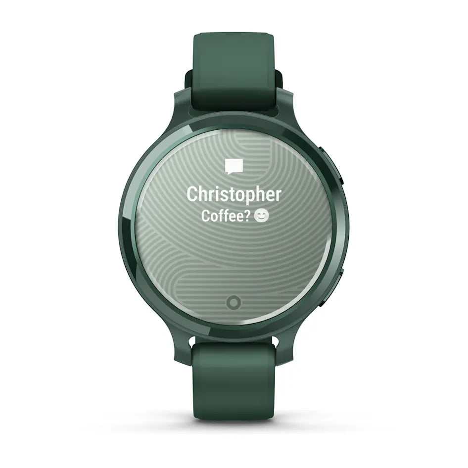 Garmin Lily 2 Active Jasper Green with Jasper Green Silicone Band Smartwatch