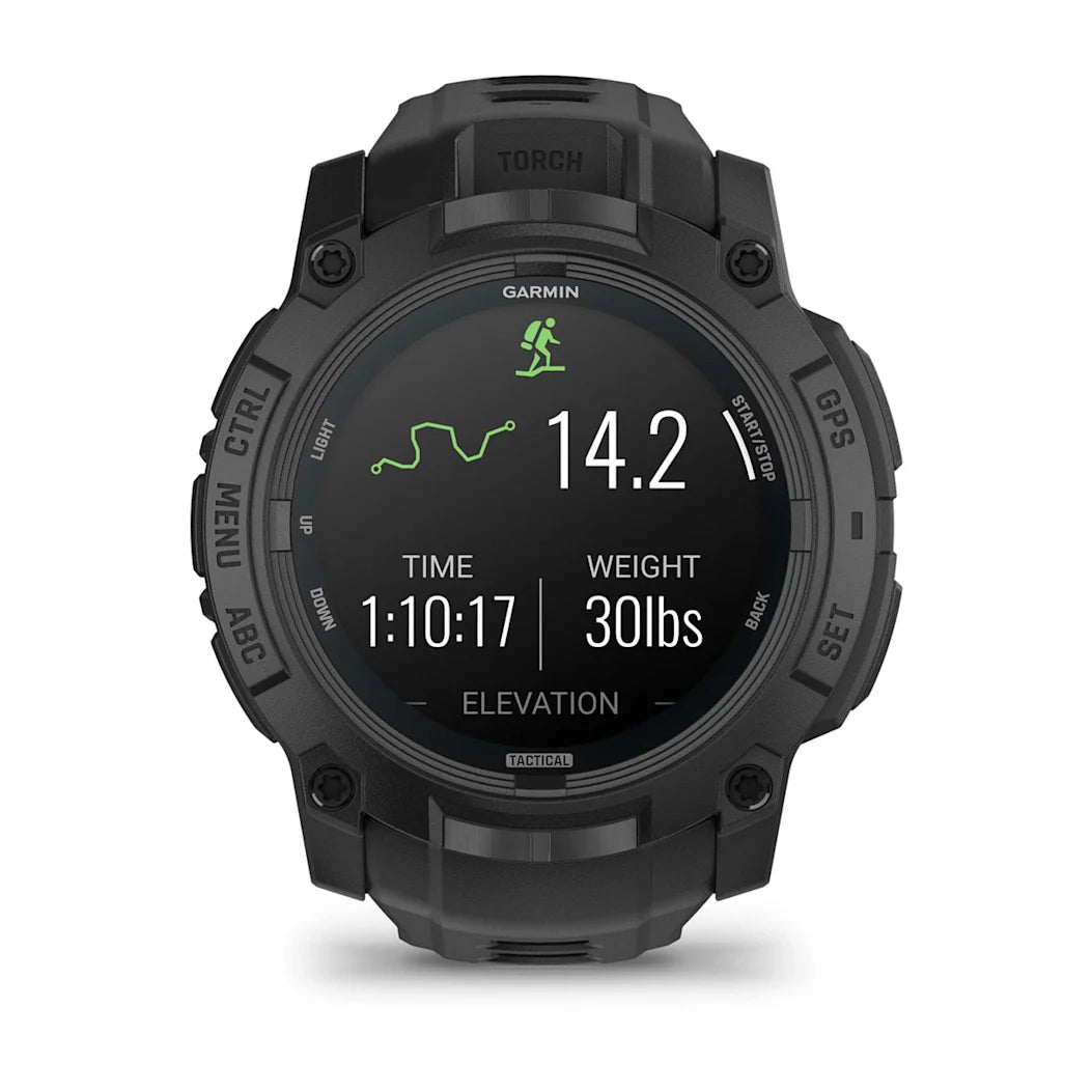 Garmin Instinct 3 – 50 mm AMOLED Tactical Edition Black with Black Band
