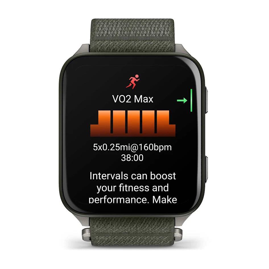 Garmin Venu X1 Moss with Titanium Caseback and Moss ComfortFit Nylon Band Smartwatch