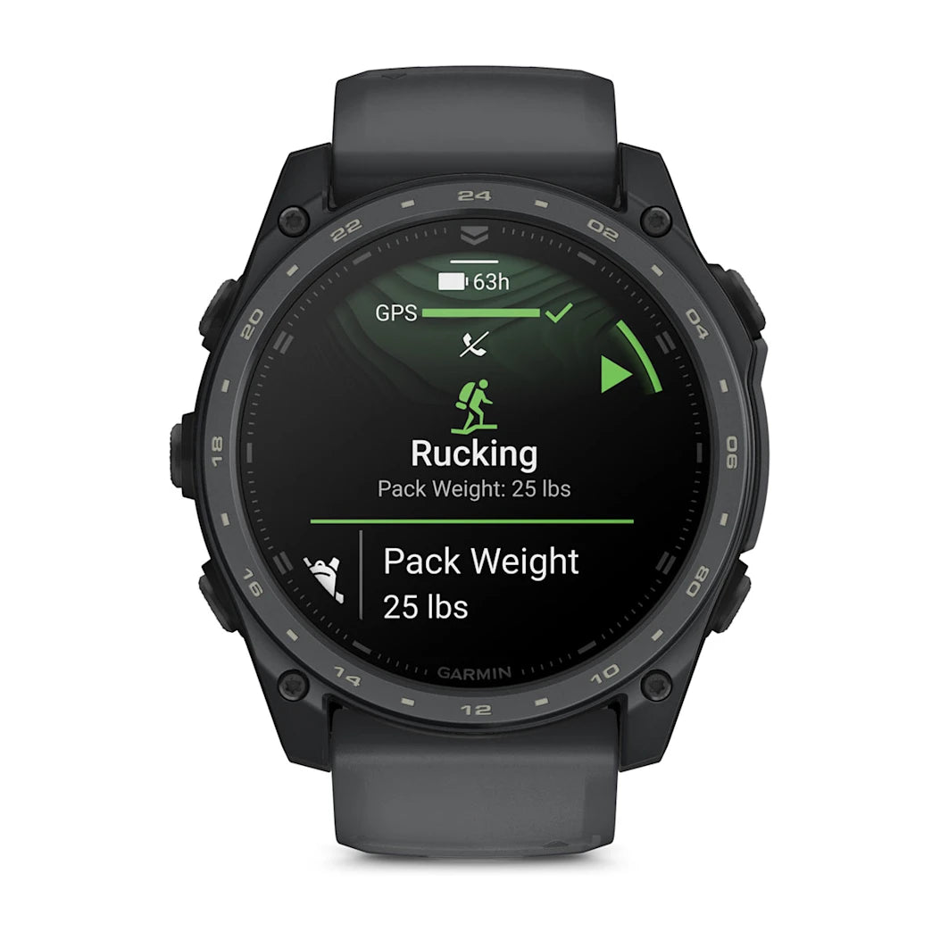 Garmin tactix 8 – 51 mm AMOLED Cerakote Coating Includes Applied Ballistics Ultralight Solver and Slate Gray Cerakote Coating