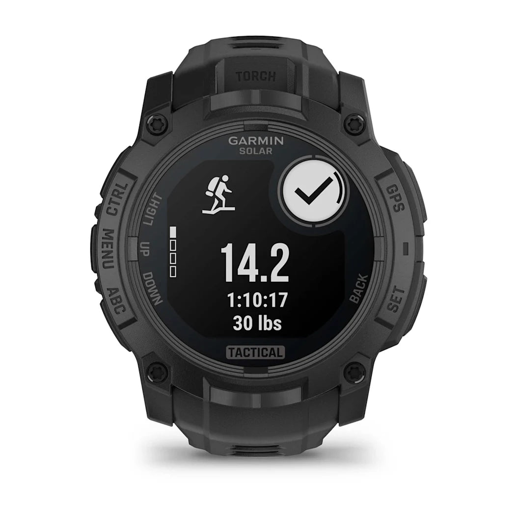 Garmin Instinct 3 – 50 mm Solar Tactical Edition Black with Black Band